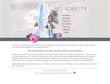 Tablet Screenshot of neonobility.digital-wing.com